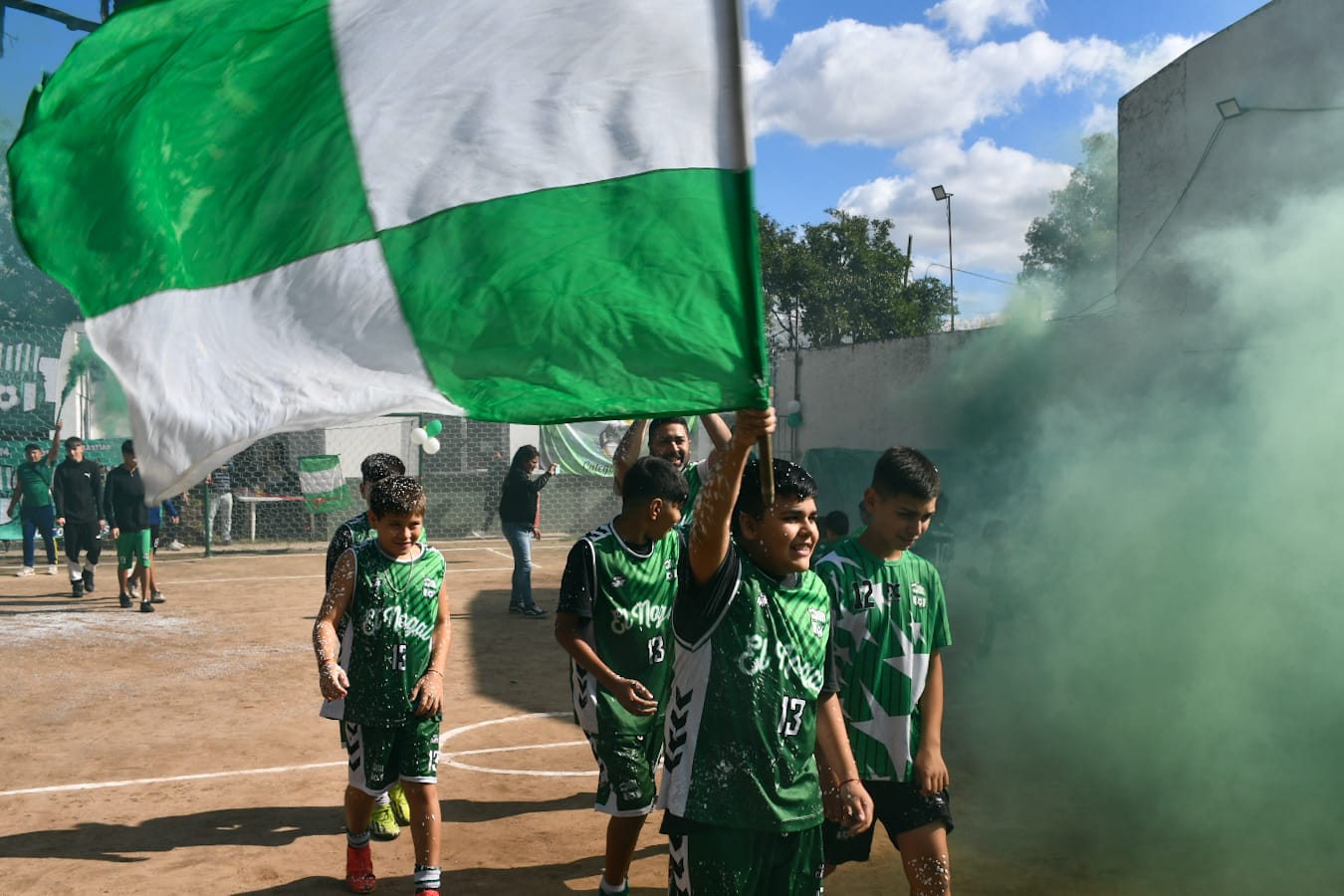 el nogal futbol infantil  loma hermosa